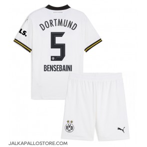 Borussia Dortmund Ramy Bensebaini #5 Kolmaspaita Lapsille 2024-25 Lyhythihainen (+ shortsit)